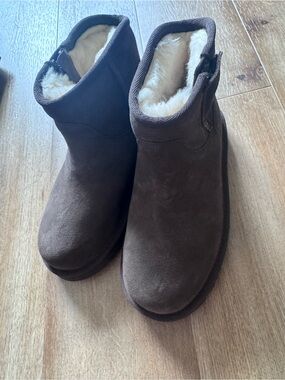 UGG kids dark classic mini Boots